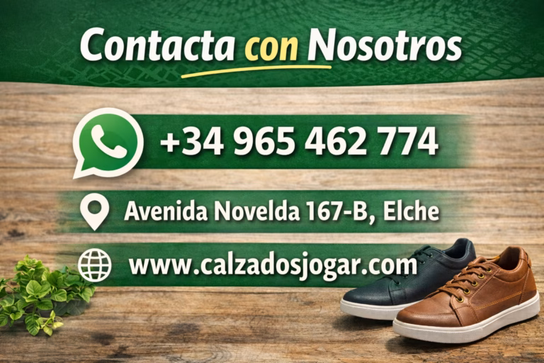 Contacto y calzado en Calzados Jogar