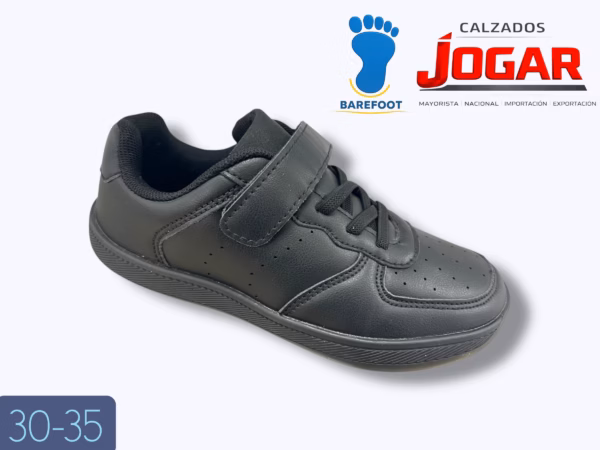 Modelo 1225 – Zapato infantil Barefoot respetuoso disponible en Calzados Jogar en surtidos 24-29 y 30-35.
