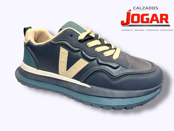 zapatilla casual de hombre confort con cordones estilo urbano BB 94