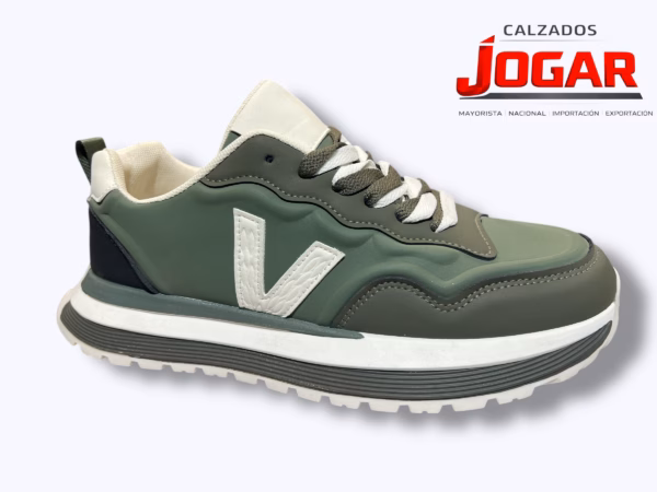zapatilla casual de hombre confort con cordones estilo urbano BB 94
