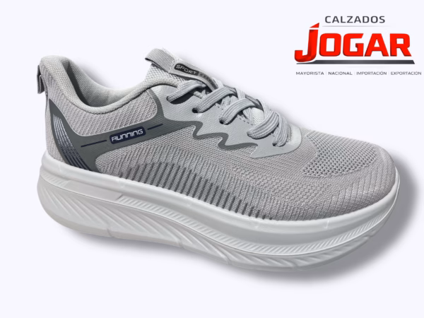 zapatilla deportiva de hombre confort ligera con cordones estilo running E 213