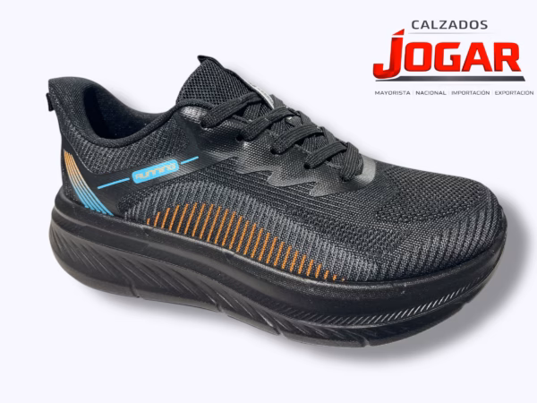 zapatilla deportiva de hombre confort ligera con cordones estilo running E 213