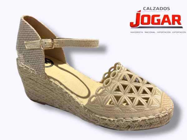 sandalias mujer al por mayor modelo MT-112 cuña esparto