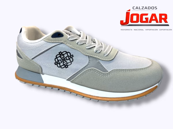 zapatilla deportiva casual de hombre confort con cordones diseño combinado SC 772