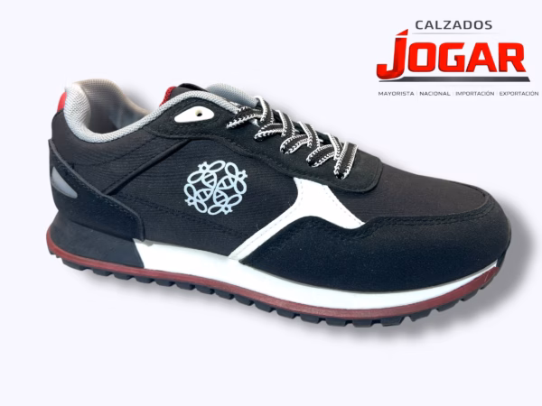 zapatilla deportiva casual de hombre confort con cordones diseño combinado SC 772