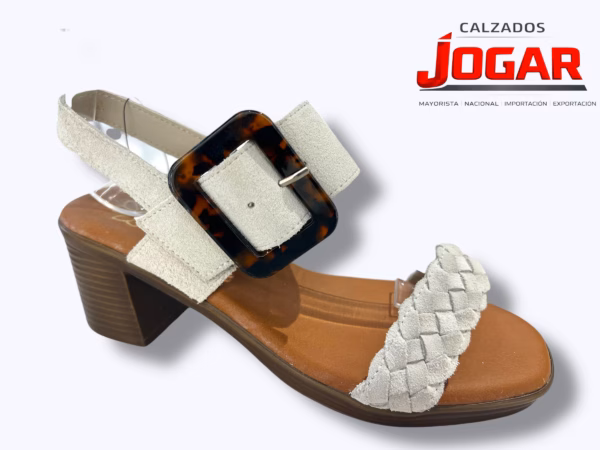 sandalias mujer al por mayor TC-69 piel tacón medio