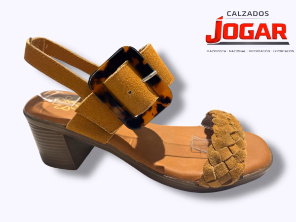 sandalias mujer al por mayor TC-69 piel tacón medio
