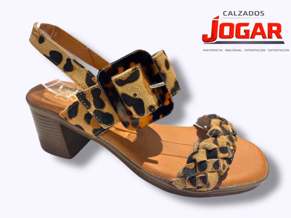 sandalias mujer al por mayor TC-69 piel tacón medio