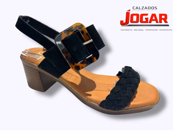 sandalias mujer al por mayor TC-69 piel tacón medio